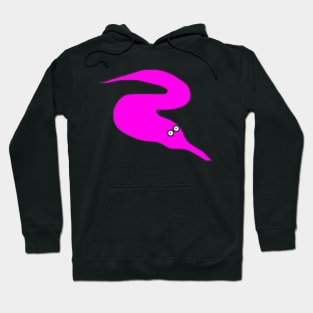 Pink Squirmles Inspired Worm On A String Hoodie